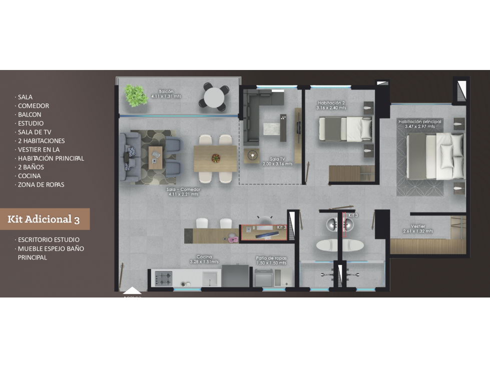 Apartamento en venta en Pinares, Pereira · foto 10 de 11