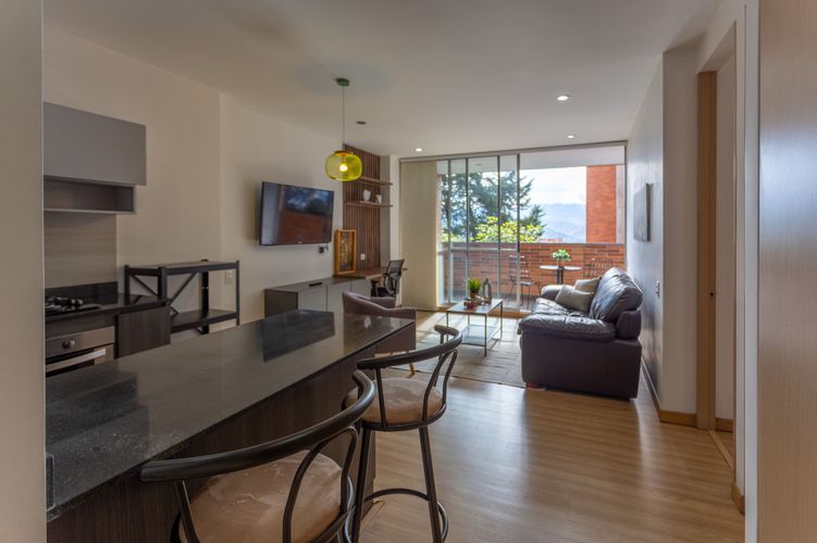 Apartamento de 1 alcoba en arriendo en Los Balsos, Medellín, 67 m² · foto 4 de 20