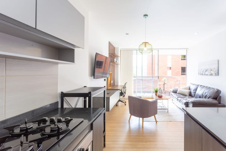 Apartamento de 1 alcoba en arriendo en Los Balsos, Medellín, 67 m² · foto 7 de 20
