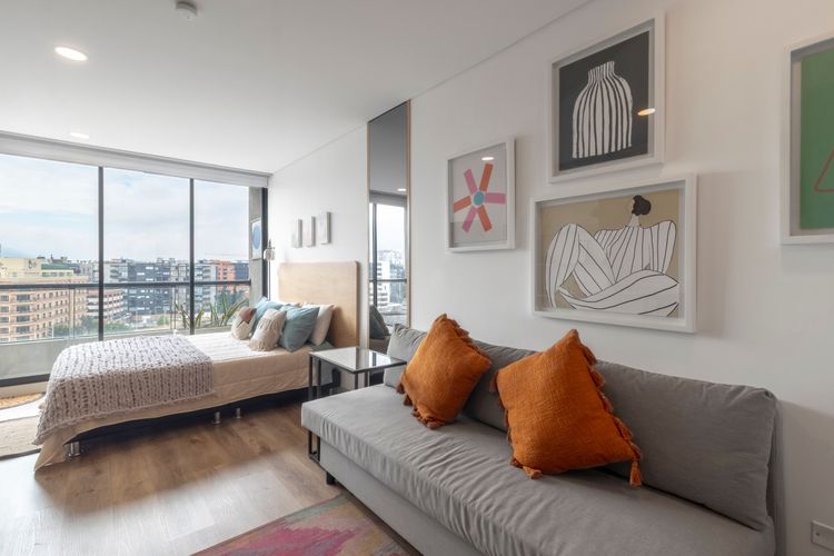 Apartamento de 1 alcoba en venta en Chico Norte, Bogotá, 26 m² · foto 3 de 20