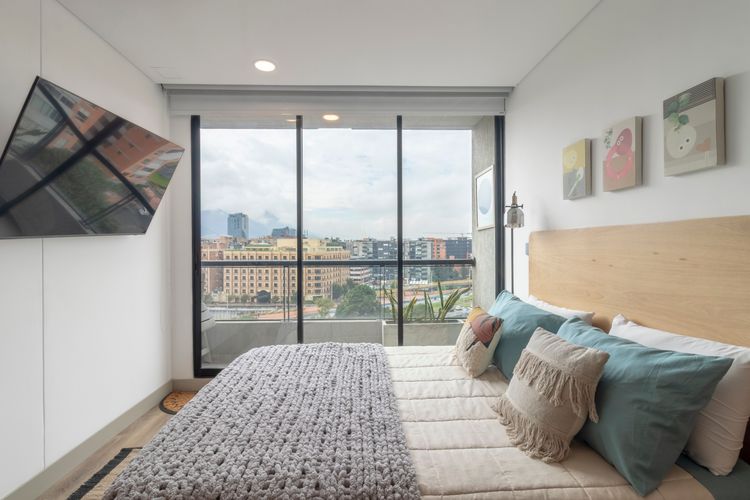 Apartamento de 1 alcoba en venta en Chico Norte, Bogotá, 26 m² · foto 4 de 20