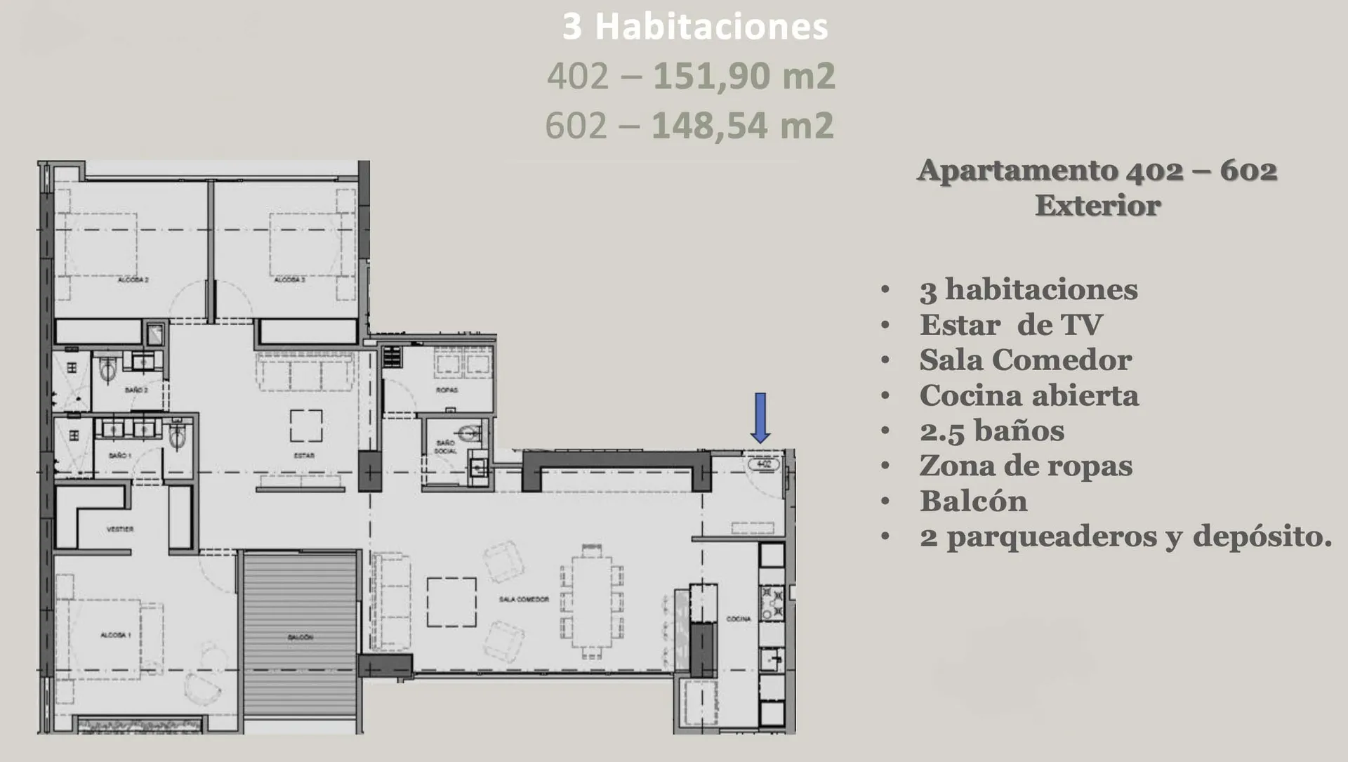 Apartamento en venta en Santa Barbara, Bogotá · foto 3 de 12