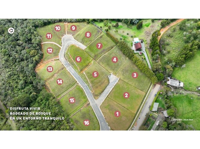 Lote en venta en Pantanillo, Envigado, 1027 m² · foto 2 de 4