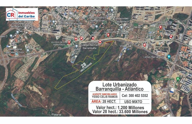 Lote en venta en El Porvenir, Barranquilla · foto 2 de 3