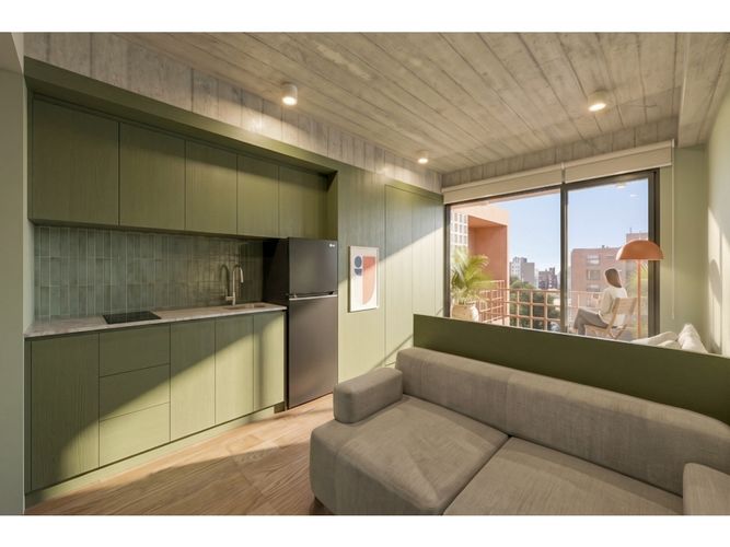 Apartaestudio en venta en Galerias, Bogotá, 27 m² · foto 7 de 11