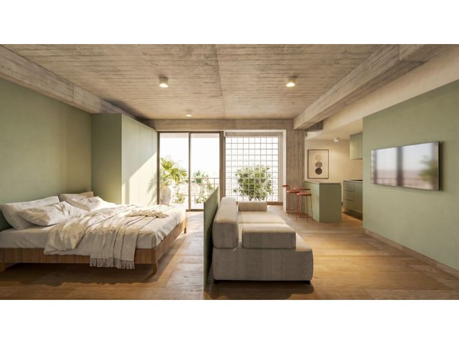 Apartaestudio en venta en Galerias, Bogotá, 27 m² · foto 8 de 11
