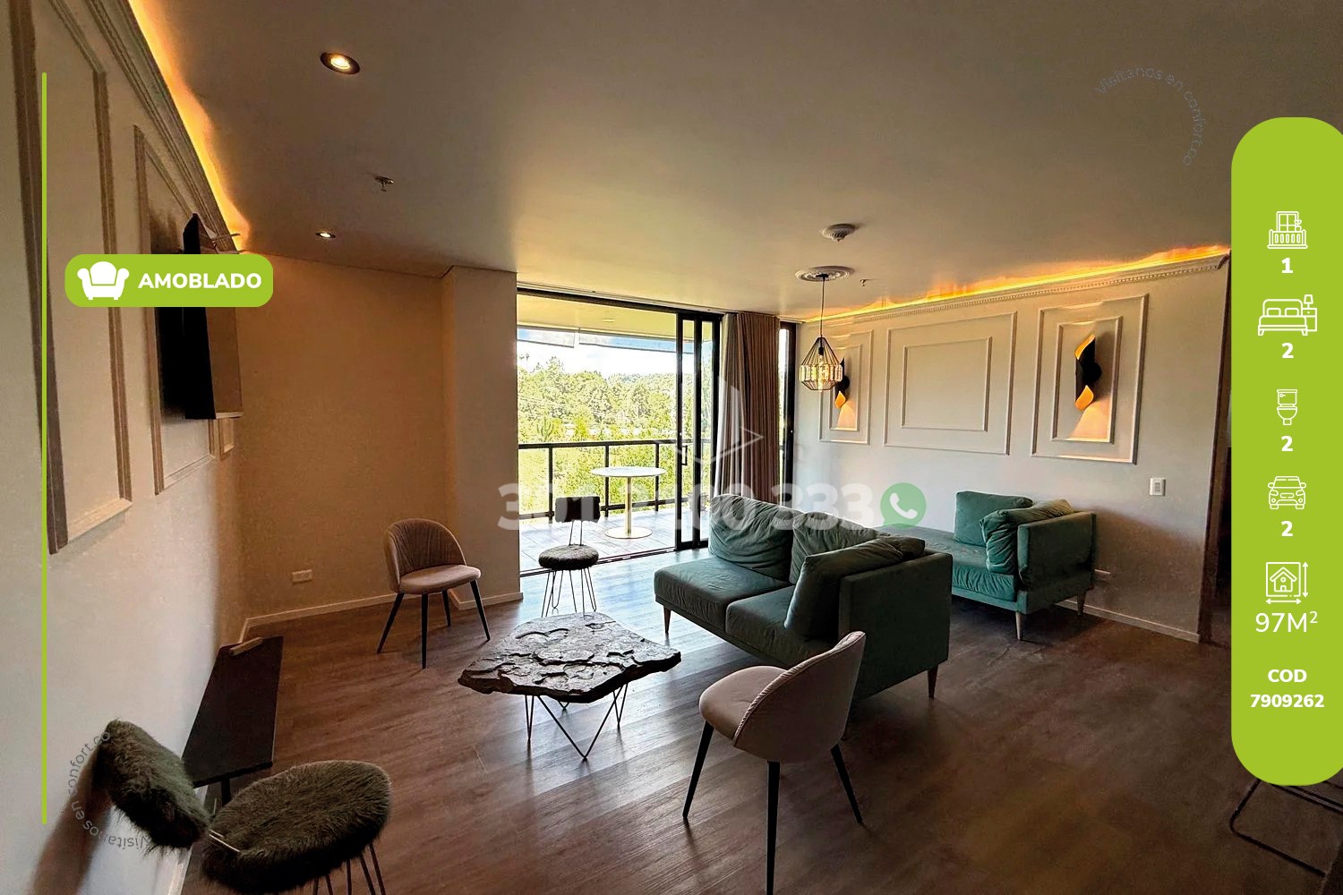 Apartamento en Arriendo en Las Palmas, Envigado en Pantanillo