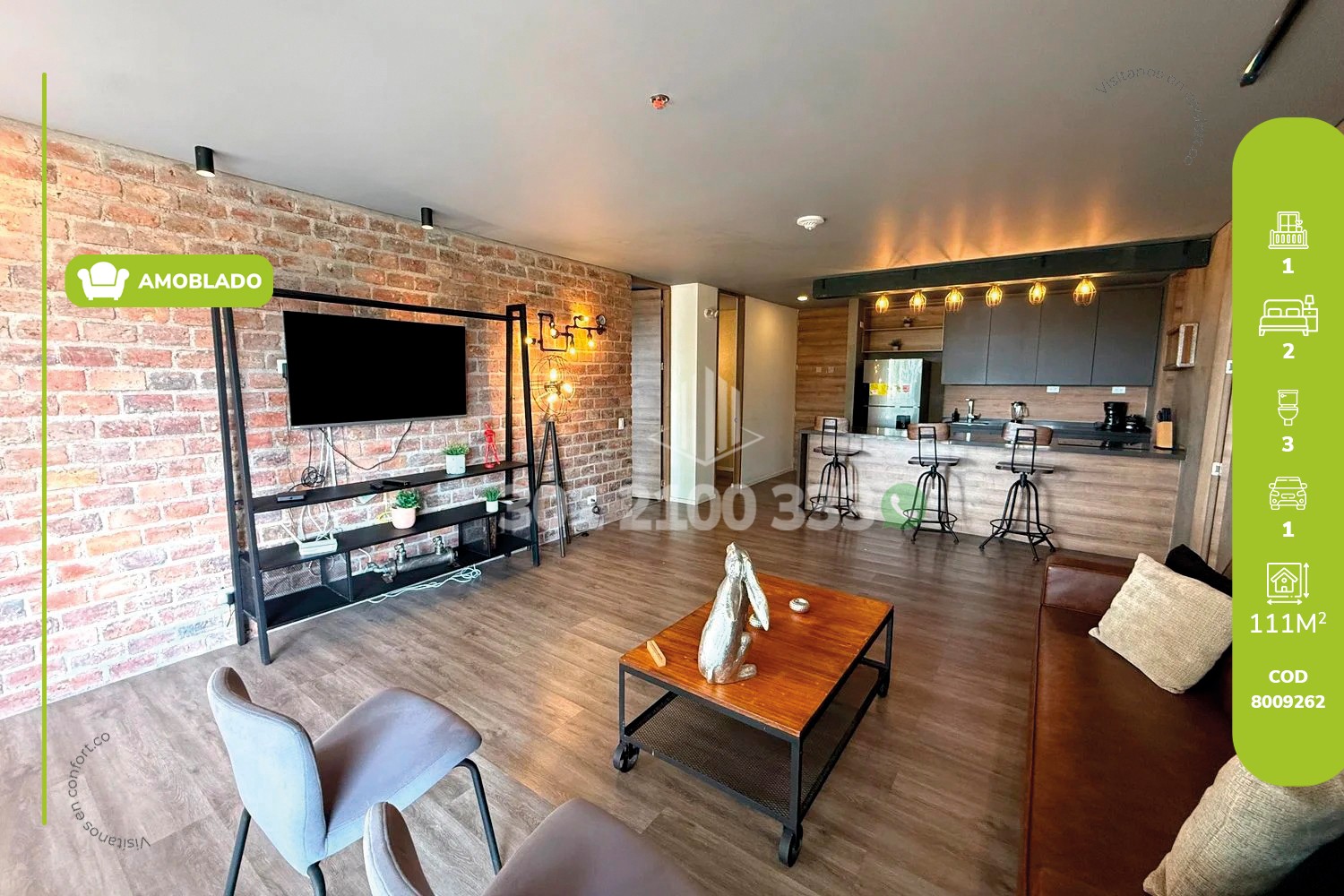 Apartment for rent in Las Palmas, Envigado