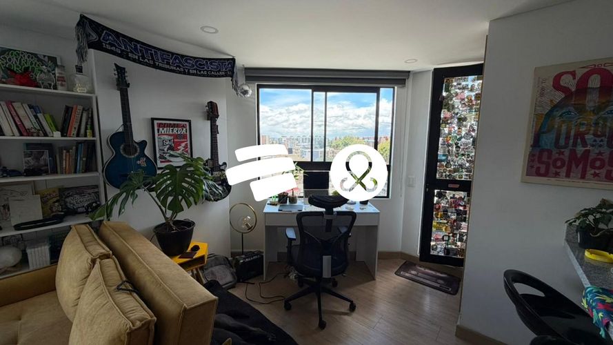 Apartamento de 1 alcoba en venta en Barrios Unidos, Bogotá, 44 m² · foto 3 de 9