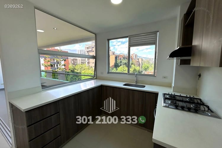 Apartamento de 2 alcobas en arriendo en Zuñiga, Envigado, 108 m² · foto 9 de 24