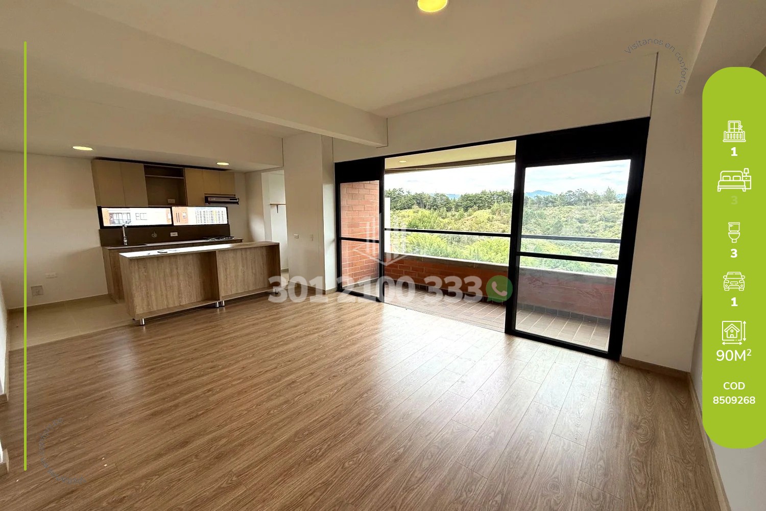 Apartment for rent in Barro blanco, Rionegro
