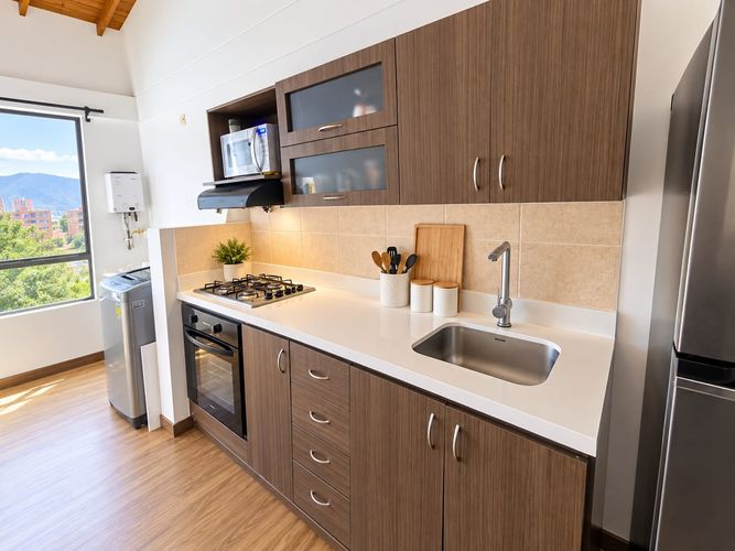 Apartamento de 3 alcobas en venta en Las Antillas, Envigado, 63 m² · foto 4 de 11