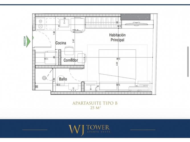 Apartaestudio en venta en Bellavista, Santa Marta, 25 m² · foto 7 de 21