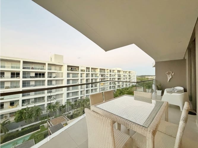 Apartamento de 2 alcobas en venta en Serena Del Mar, Cartagena, 116 m² · foto 5 de 22