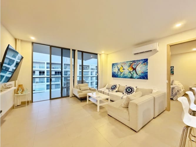 Apartamento de 2 alcobas en venta en Serena Del Mar, Cartagena, 116 m² · foto 6 de 22