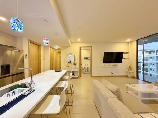 Apartamento de 2 alcobas en venta en Serena Del Mar, Cartagena, 116 m² · foto 10 de 22