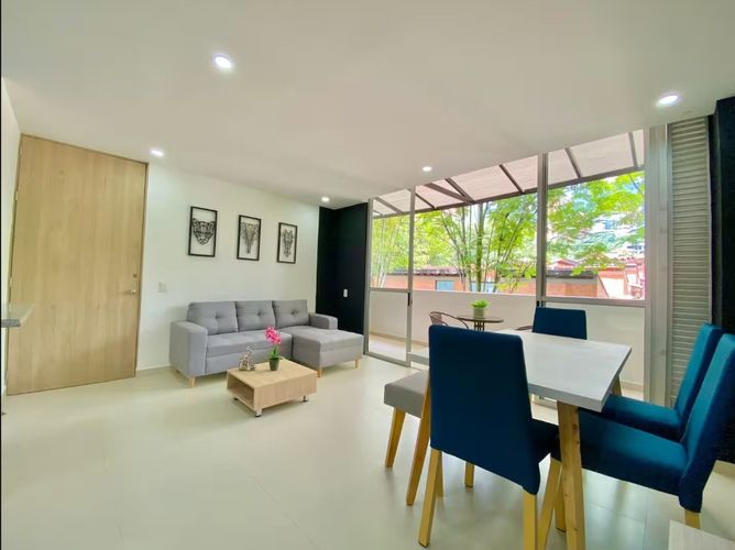 Apartamento de 1 alcoba en venta en El Poblado, Medellín, 51 m² · foto 3 de 13