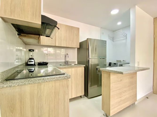 Apartamento de 1 alcoba en venta en El Poblado, Medellín, 51 m² · foto 5 de 13