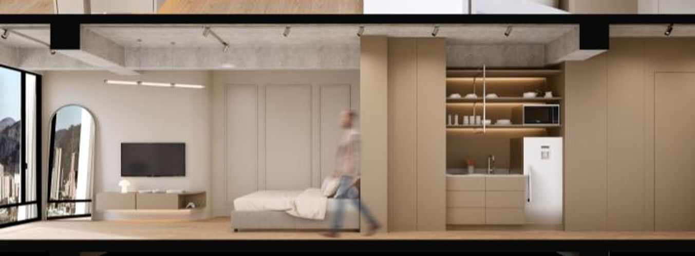 Apartaestudio en venta en Santa Barbara, Bogotá, 26 m² · foto 13 de 19