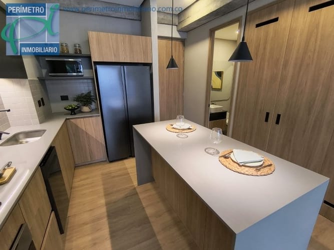 Apartamento de 1 alcoba en arriendo en Ciudad Del Río, Medellín, 52 m² · foto 4 de 19