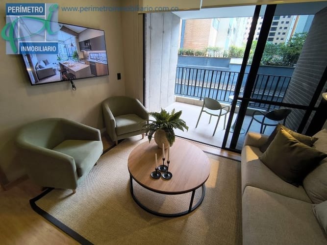 Apartamento de 1 alcoba en arriendo en Ciudad Del Río, Medellín, 52 m² · foto 6 de 19