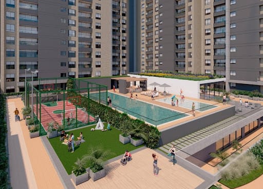 Apartaestudio en venta en Ciudad Del Río, Medellín, 56 m² · foto 11 de 16