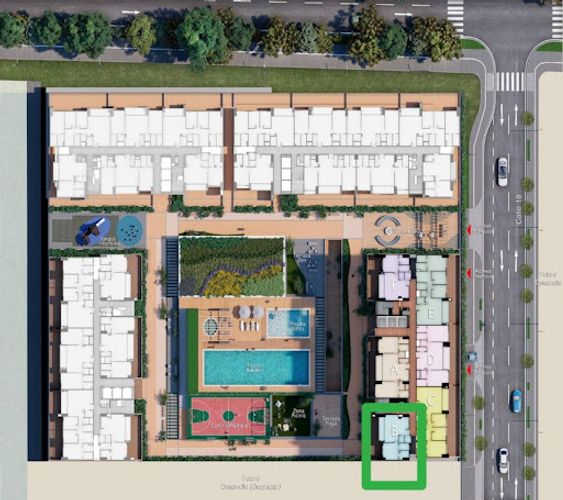 Apartaestudio en venta en Ciudad Del Río, Medellín, 56 m² · foto 15 de 16