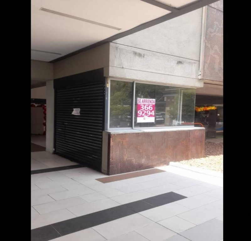 Retail space for rent in El Poblado, Medellín