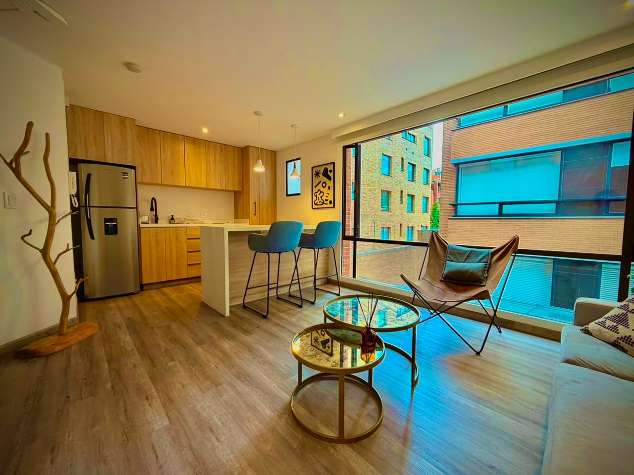 Apartamento de 1 habitación en arriendo en Chico Norte, Bogotá — imagen 1 de 13