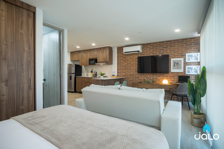 Apartamento de 1 alcoba en arriendo en Laureles, Medellín, 49 m² · foto 11 de 17