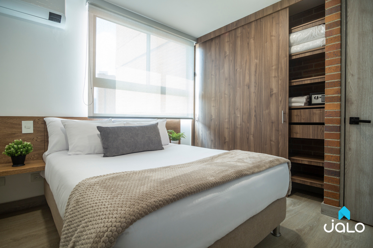 Apartamento de 1 alcoba en arriendo en Laureles, Medellín, 49 m² · foto 7 de 17