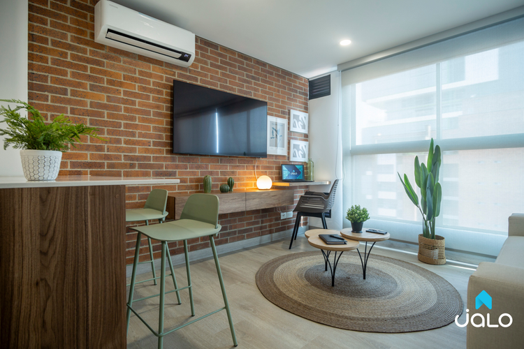Apartamento de 1 alcoba en arriendo en Laureles, Medellín, 49 m² · foto 13 de 17