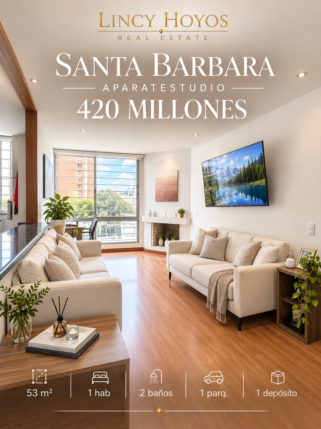 Apartaestudio en Venta en Santa Barbara, Bogotá