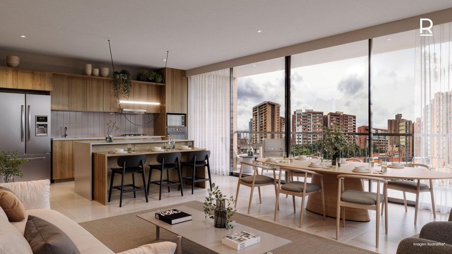Apartamento de 3 alcobas en venta en Zuñiga, Envigado, 126 m² · foto 8 de 11