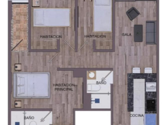 Apartamento en venta en Villa Mayor, Bogotá · foto 5 de 8