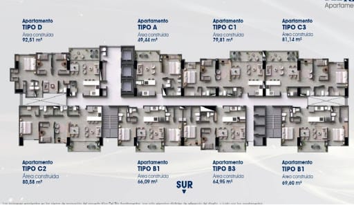 Apartamento de 3 alcobas en venta en Ciudad Del Río, Medellín, 80 m² · foto 6 de 12