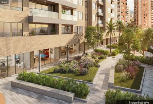 Apartamento de 3 alcobas en venta en Ciudad Del Río, Medellín, 80 m² · foto 7 de 12