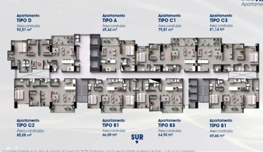 Apartamento de 3 alcobas en venta en Ciudad Del Río, Medellín, 80 m² · foto 12 de 12