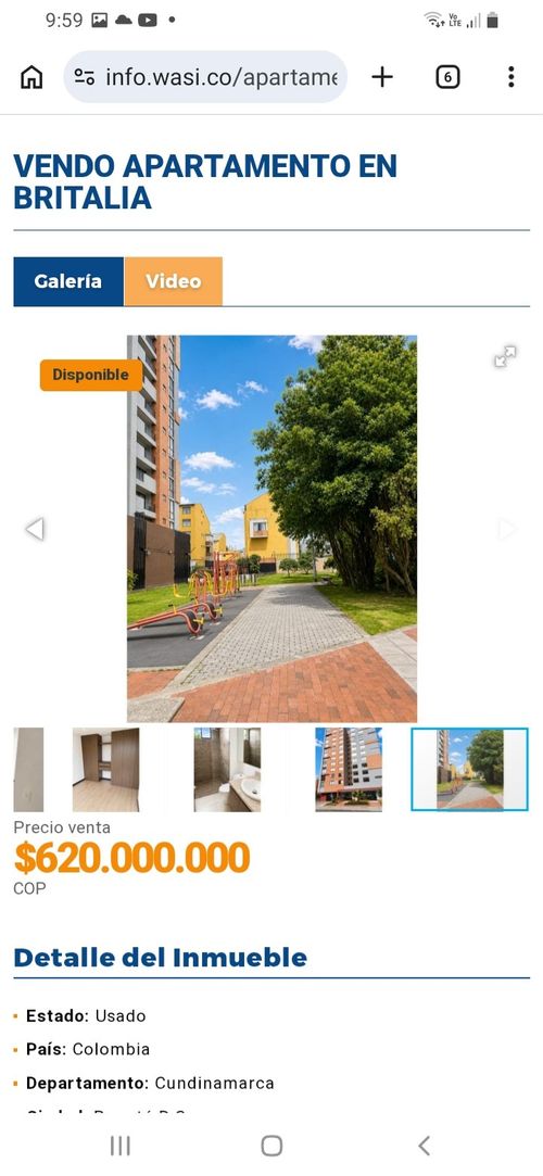 Apartamento de 3 alcobas en venta en Britalia, Bogotá, 88 m² · foto 6 de 13