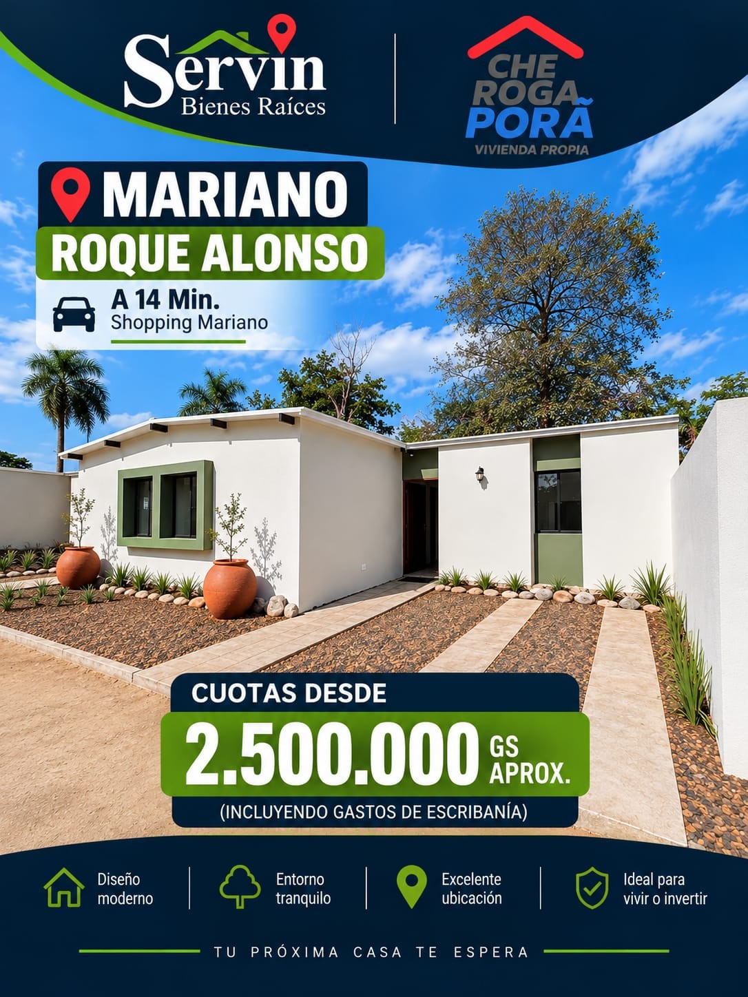 ¡TU CASA PROPIA EN MARIANO ROQUE ALONSO! - foto 1