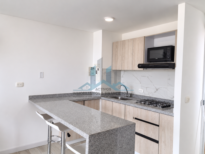 Apartamento de 2 alcobas en arriendo en Las Palmas, Ricaurte, 44 m² · foto 3 de 16