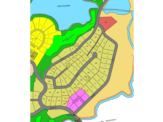 Lote en venta en Lagos Del Caujaral, Barranquilla, 1250 m² · foto 4 de 4