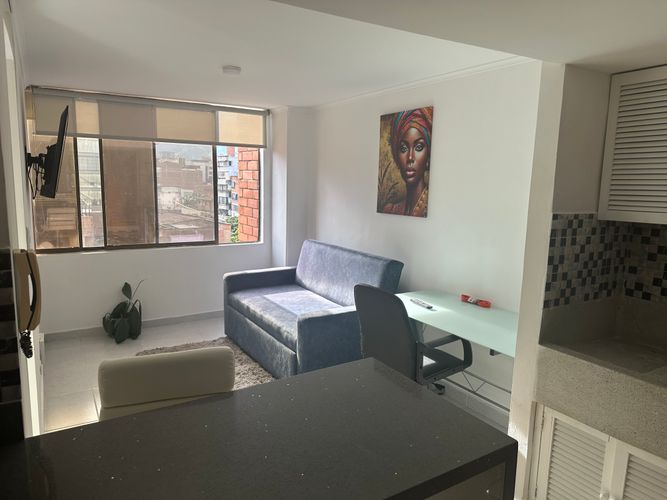 Apartamento de 1 alcoba en venta en Florida Nueva, Medellín, 35 m² · foto 2 de 10