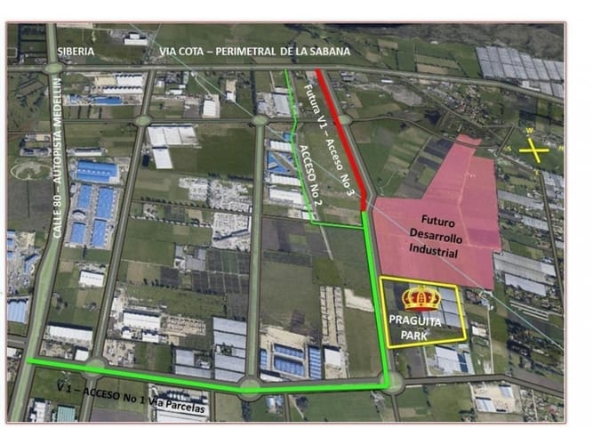Lote en venta en Siberia, Cota, 842 m² · foto 4 de 5