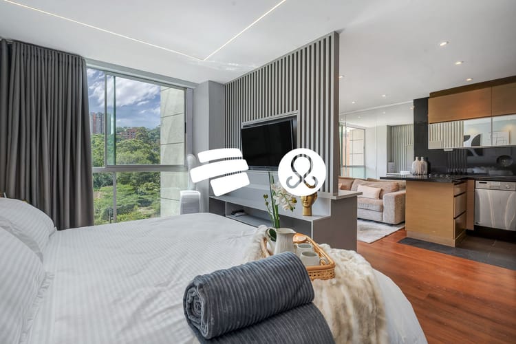 Apartamento de 1 alcoba en venta en El Poblado, Medellín, 38 m² · foto 4 de 23
