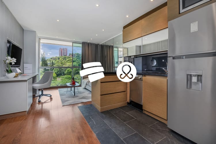 Apartamento de 1 alcoba en venta en El Poblado, Medellín, 38 m² · foto 16 de 23