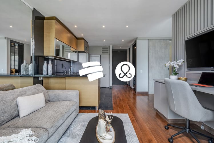 Apartamento de 1 alcoba en venta en El Poblado, Medellín, 38 m² · foto 18 de 23