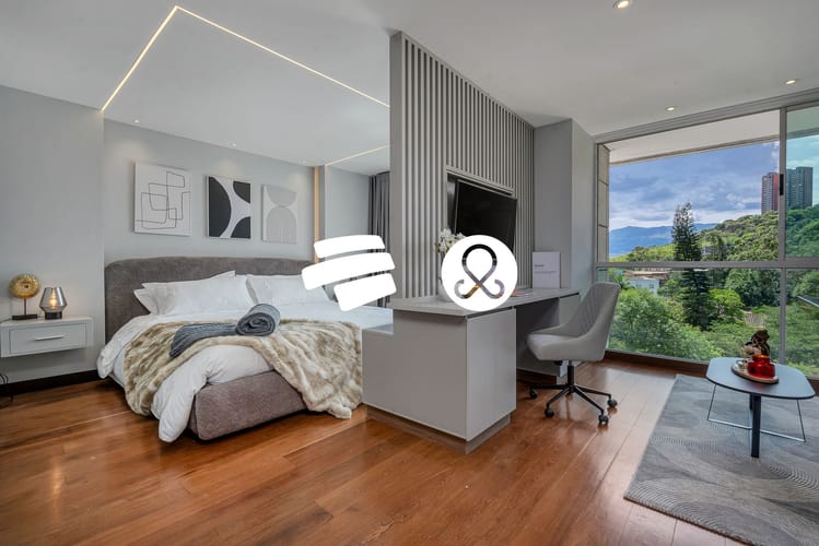 Apartamento de 1 alcoba en venta en El Poblado, Medellín, 38 m² · foto 19 de 23