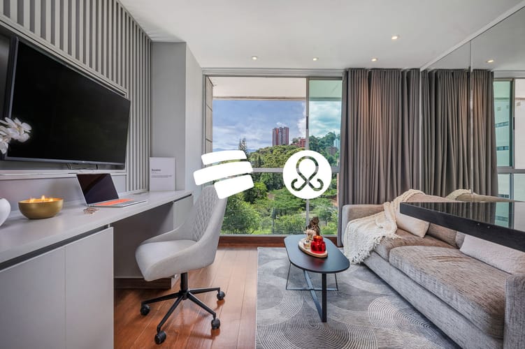 Apartamento de 1 alcoba en venta en El Poblado, Medellín, 38 m² · foto 20 de 23