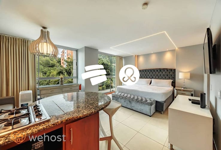 Apartamento de 1 alcoba en venta en La Florida, Medellín, 38 m² · foto 3 de 16
